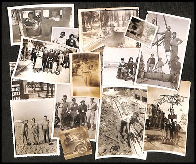 14 צילומים שונים , ארץ ישראל פלשתינה . גובה מ3.3 עד 11 רוחב מ 4.3 עד 9 ס"מ .