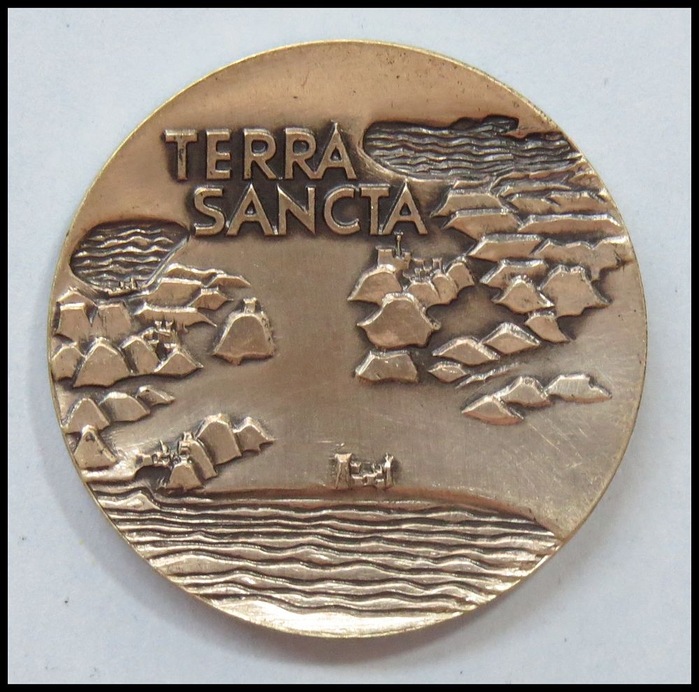 Silver medal "Love Thy Neighbour / Terra Sancta". Silver/935, diameter 35 mm, weight 28.91 g. 
