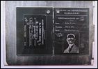 A lot of 3 original certificates on photographic glass slides, documenting Mentesh Saltiel y Image - 3