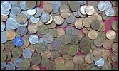 Lot of US and World coins - 1025 gram weight. Large lot of US coins, 1025 gram weight (cents Image - 4