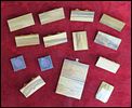 Lot of olive wood display cases for coins and medals, Israeli handcraft. Lot of olive wood Image - 1