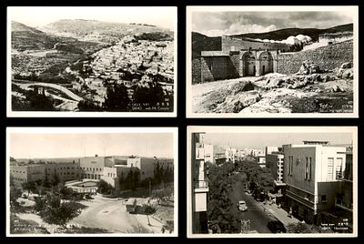 לוט 4 גלויות צילום, ארץ ישראל, גליל ותל אביב. לוט 4 גלויות צילום (Real Photo) מארץ ישראל: (1) 