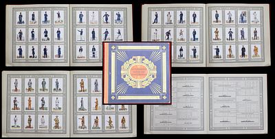 German cigarette-card collector album "Uniformen der Marine und Schutztruppen" by 