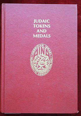 "Judaic Tokens and Medals" by Sylvia Haffner, inscribed and signed by the author on the front 