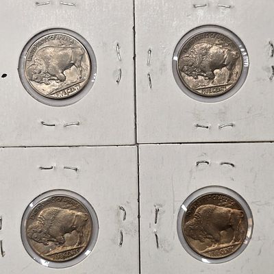 Buffalo Nickel Lot. Lot of (7) Buffalo Nickels including; (3) 1936, and (4) 1937. Conditions 