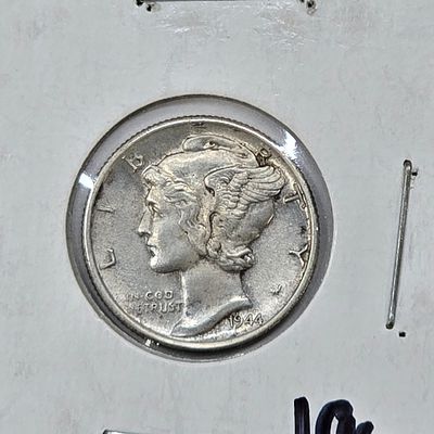 Barber Dime Lot. Lot of (9) Barber Dimes Including; (1) 1935, (1) 1936, (1) 1942, (3) 1943, and 