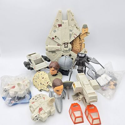Star Wars Loose Lot. Lot of Star Wars toys including promotional giveaways, vintage parts and
