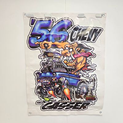 Canvas Roth-inspired Gasser Print. NEEDS MEASUREMENTS**
Ed Roth-inspired Canvas Wall Art, 56