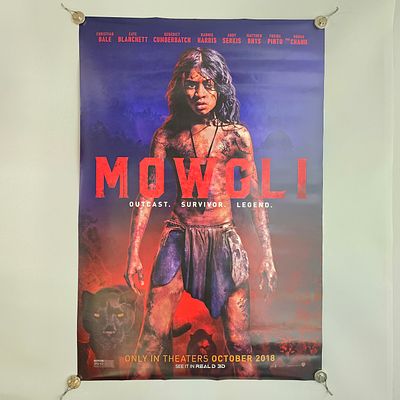 Mowgli Movie Poster. Official Double-Sided MOWGLI Live-Action Movie Poster
Poster is in overall