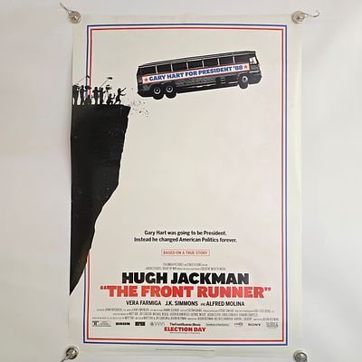 The Front Runner Movie Poster. Official Double-Sided THE FRONT RUNNER Movie Poster
Poster is in