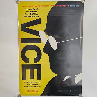 Vice Movie Poster. Official Double-Sided VICE Movie Poster
Poster is in overall good condition