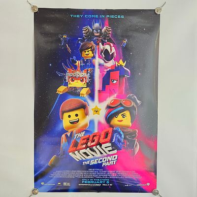 Lego Movie 2 Movie Poster. Official Double-Sided LEGO MOVIE 2: THE SECOND PART Movie Poster