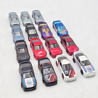 Hot Wheels Nissan and Infinity Lot. Hot Wheels Nissan &amp; Infinity lot of 15 
Includes 15 
