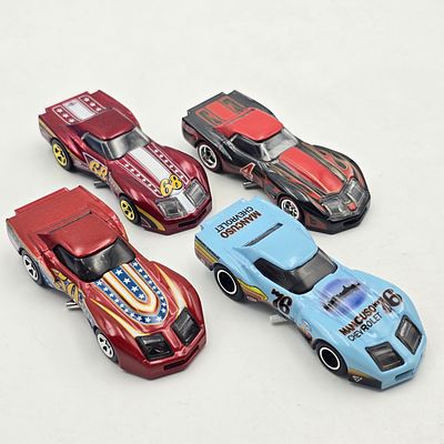 Hot Wheels 76 Greenwood Corvette lot of 4 
All appear to be good condition with no issues of 