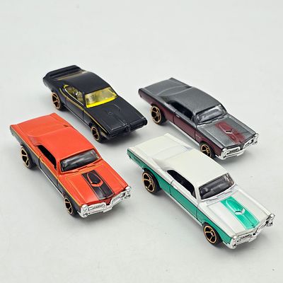 Hot Wheels FTE Pontiac GTO lot of 4. Hot Wheels Faster Than Ever Pontiac GTO lot of 4 
All 