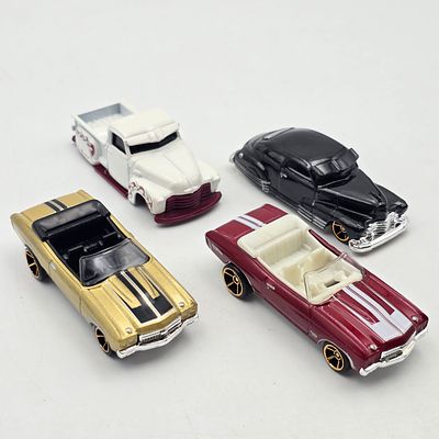 Hot Wheels Classic Chevy lot of 4. Hot Wheels Faster Than Ever Classic Chevy/GMC lot of 4 
All 