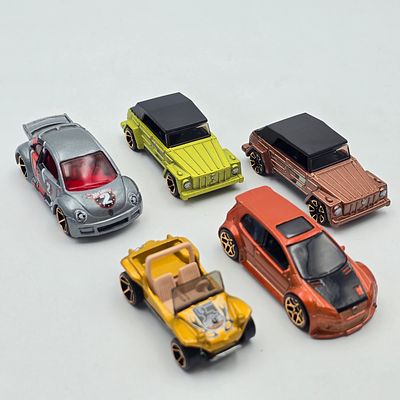 Hot Wheels FTE Car lot of 5. Hot Wheels Faster Than Ever lot of 5 
Includes Thing Mobiles, Myers 