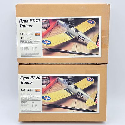 Pair of HSO Plane Model Kits. Lot includes a pair of HSO plane Model Kits, both with box and 