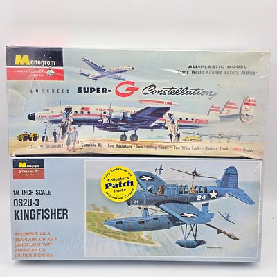 Pair of Monogram Model Kits. Pair of Monogram Model kits, Both look to be complete and 