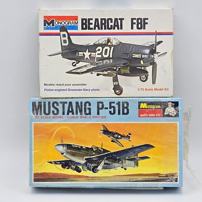 Pair of Monogram Model Kits . Pair of Monogram Model Kits, Both have box and look to be 