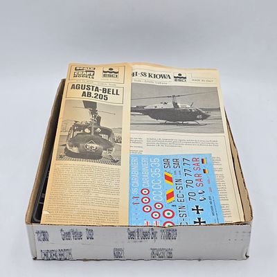 Helicopter Model Kit 
. Helicopter Model Kit including: 
1- Agusta-Bell AB.205 / H-58 Kiowa 