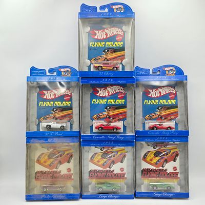 Hot Wheels 30th Anniversary Lot of 7. Lot of 7 Hot Wheels Diecast Vehicles from the 30th 