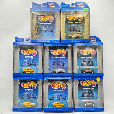 Hot Wheels 30th Anniversary Lot of 8. Lot of 8 Hot Wheels Diecast Vehicles from the 30th 