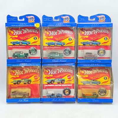 Hot Wheels 30th Anniversary Lot of 6. Lot of 6 Hot Wheels Diecast Vehicles from the 30th 