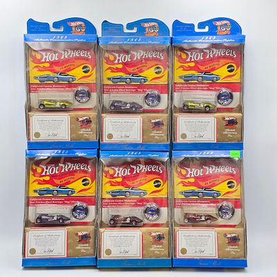 Hot Wheels Twin Mill Lot of 6. Lot of 6 Mattel Hot Wheels Diecast Vehicles from the 30th 