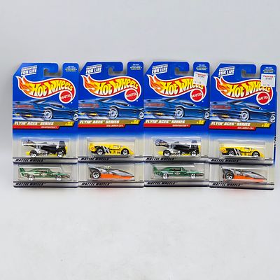 Hot Wheels Flyin’ Aces Lot of 8. Lot of 8 Hot Wheels diecast cars from the Flyin’ Aces Series (2 
