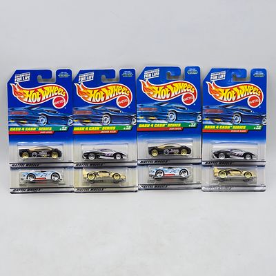 Hot Wheels Dash 4 Cash Lot of 8. Lot of 8 Hot Wheels diecast cars from the Dash 4 Cash Series (2 