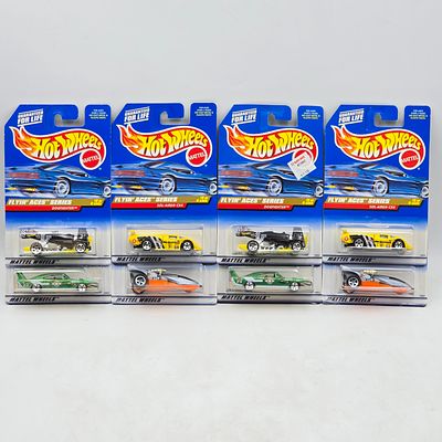 Hot Wheels Flyin’ Aces Lot of 8. Lot of 8 Hot Wheels diecast cars from the Flyin’ Aces Series (2 