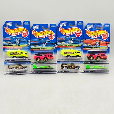Hot Wheels Biohazard Lot of 8. Lot of 8 Hot Wheels diecast cars from the Biohazard Series (2 