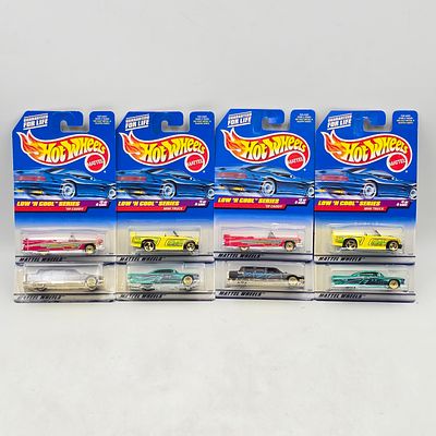 Hot Wheels Low N Cool Lot of 8. Lot of 8 Hot Wheels diecast cars from the Low ’N Cool Series (2 