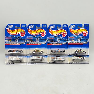 Hot Wheels Artistic License Lot of 8. Lot of 8 Hot Wheels diecast cars from the Artistic License 