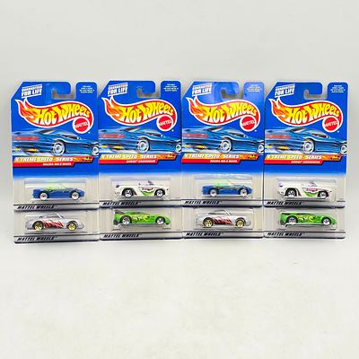 Hot Wheels X-Treme Speed Lot of 8. Lot of 8 Hot Wheels diecast cars from the X-Treme Speed 