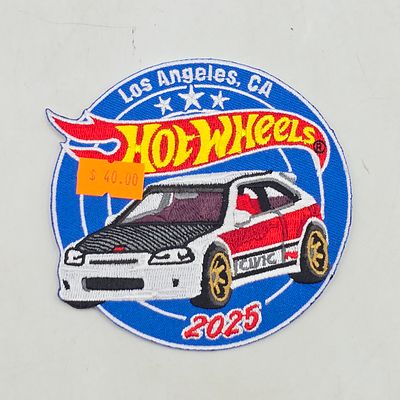 2025 Los Angeles Hot Wheels Convention Patch. Embroidered 2025 Hot Wheels Los Angeles, CA 