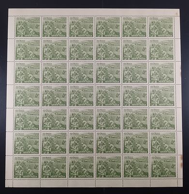 India 1967 First Death Anniv. Of Lal Bahadur Shastri, 15np - Mnh, brown spots - Full Sheet of 