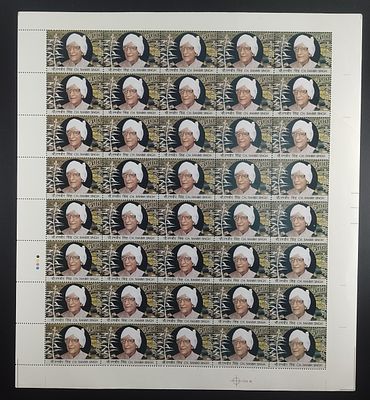 India 2011 Choudhury Ranbir Singh, 5r - Mnh - Full Sheet of 40 Stamps