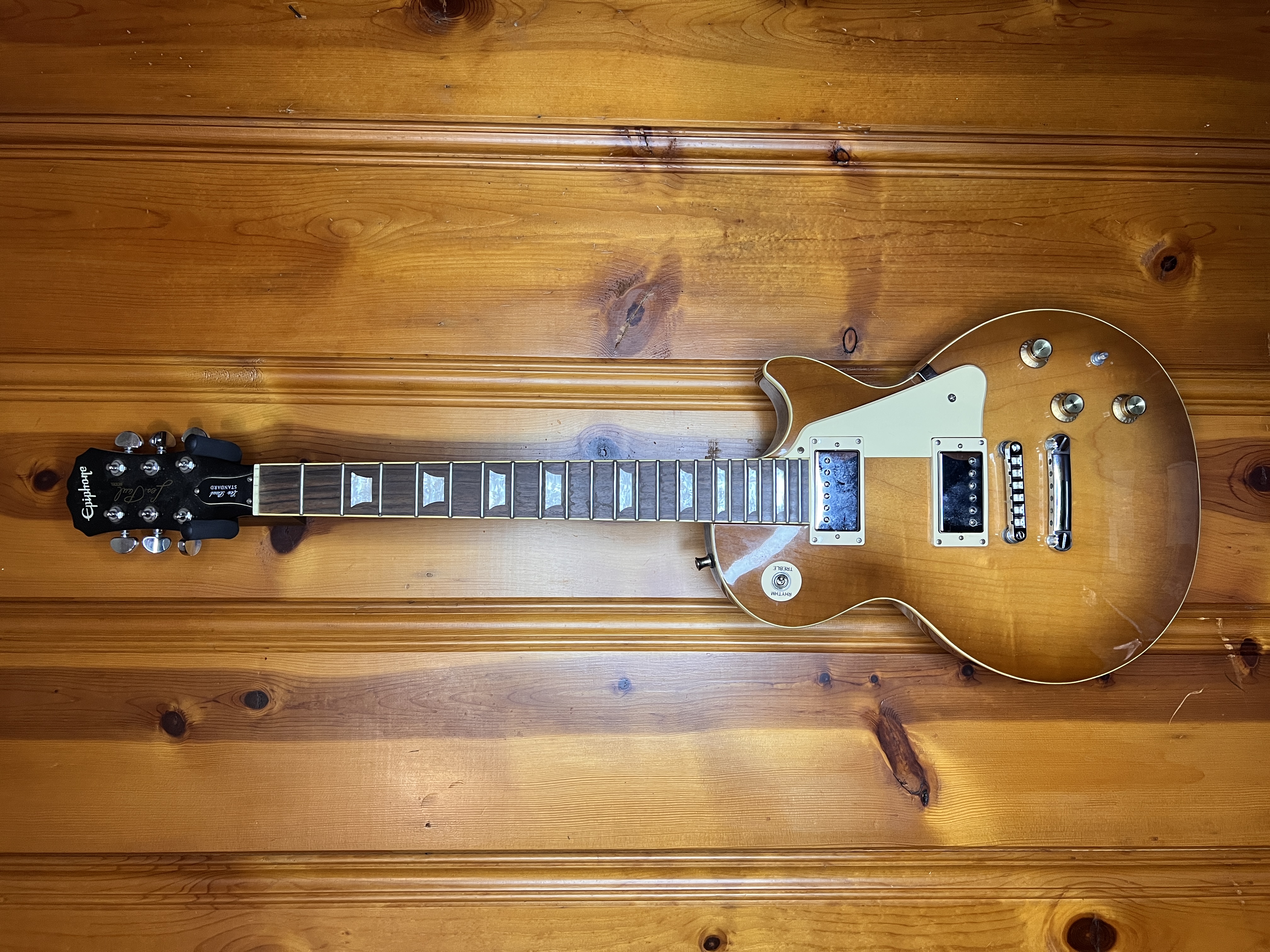 Two Electric Guitars, Epiphone Les Paul Standard and Stagg