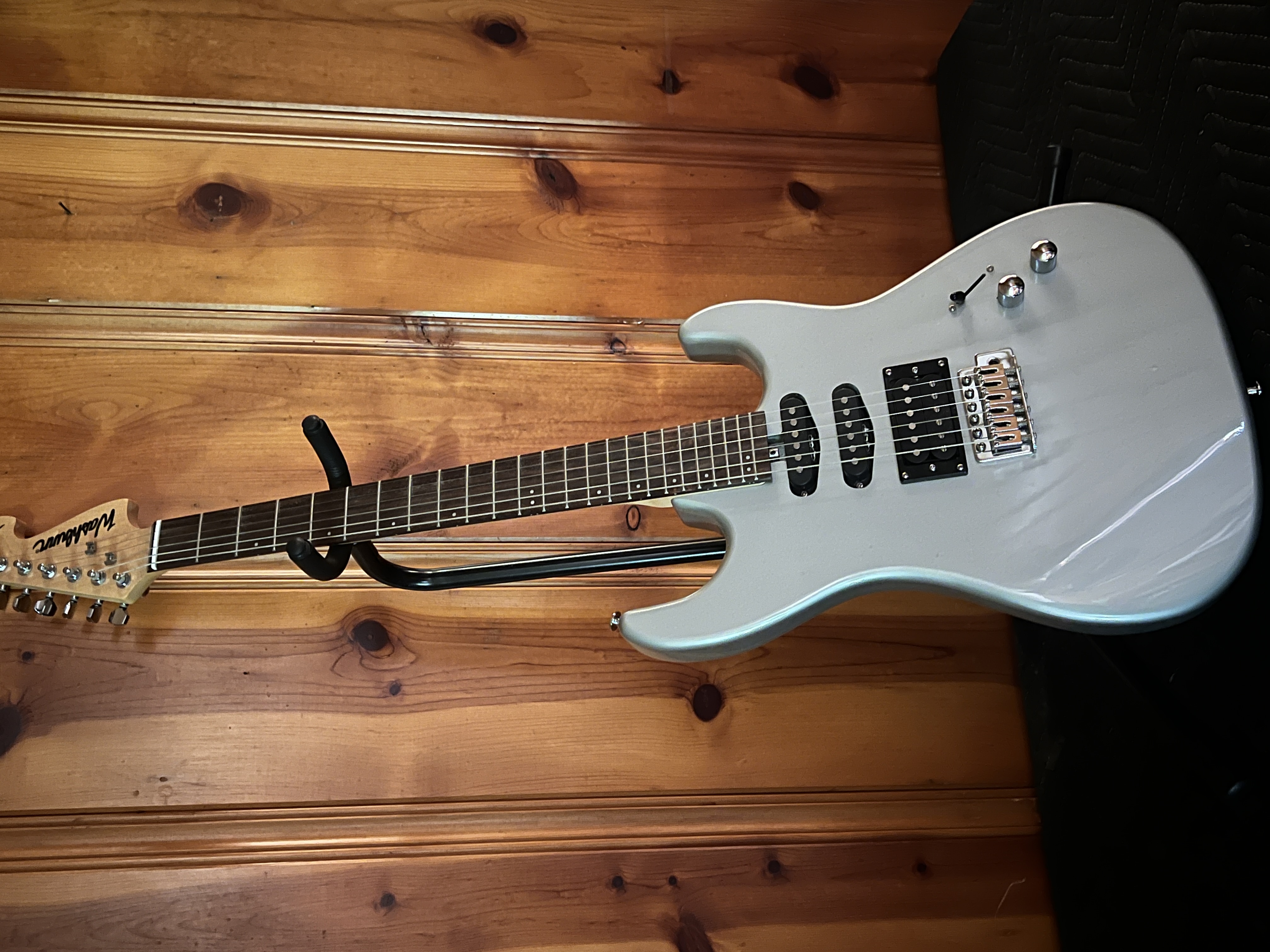 Washburn Pro X-Series HSS Electric Guitar in Metallic Silver