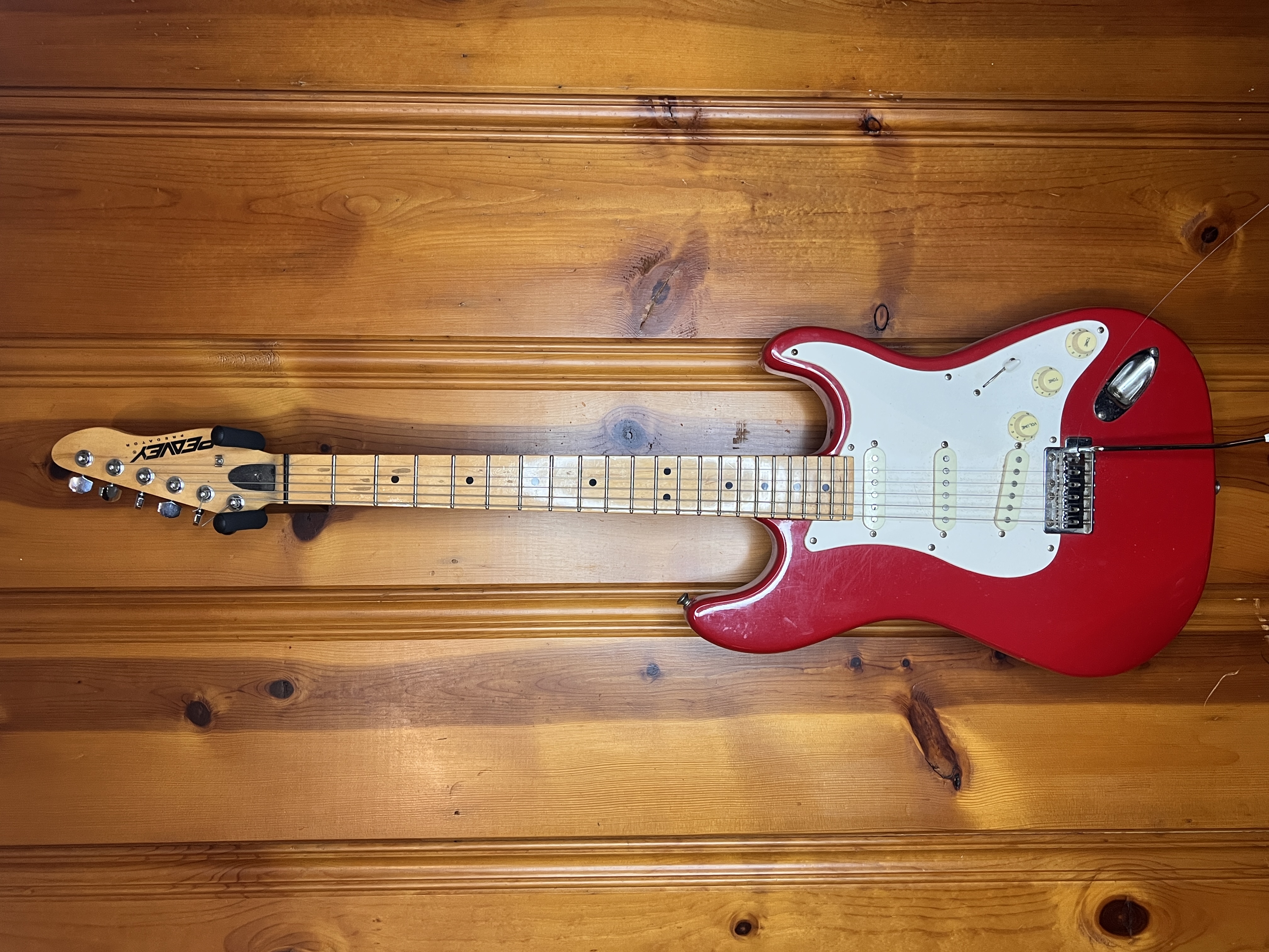 Peavey Predator Handcrafted in the USA SSS Electric Guitar in Red