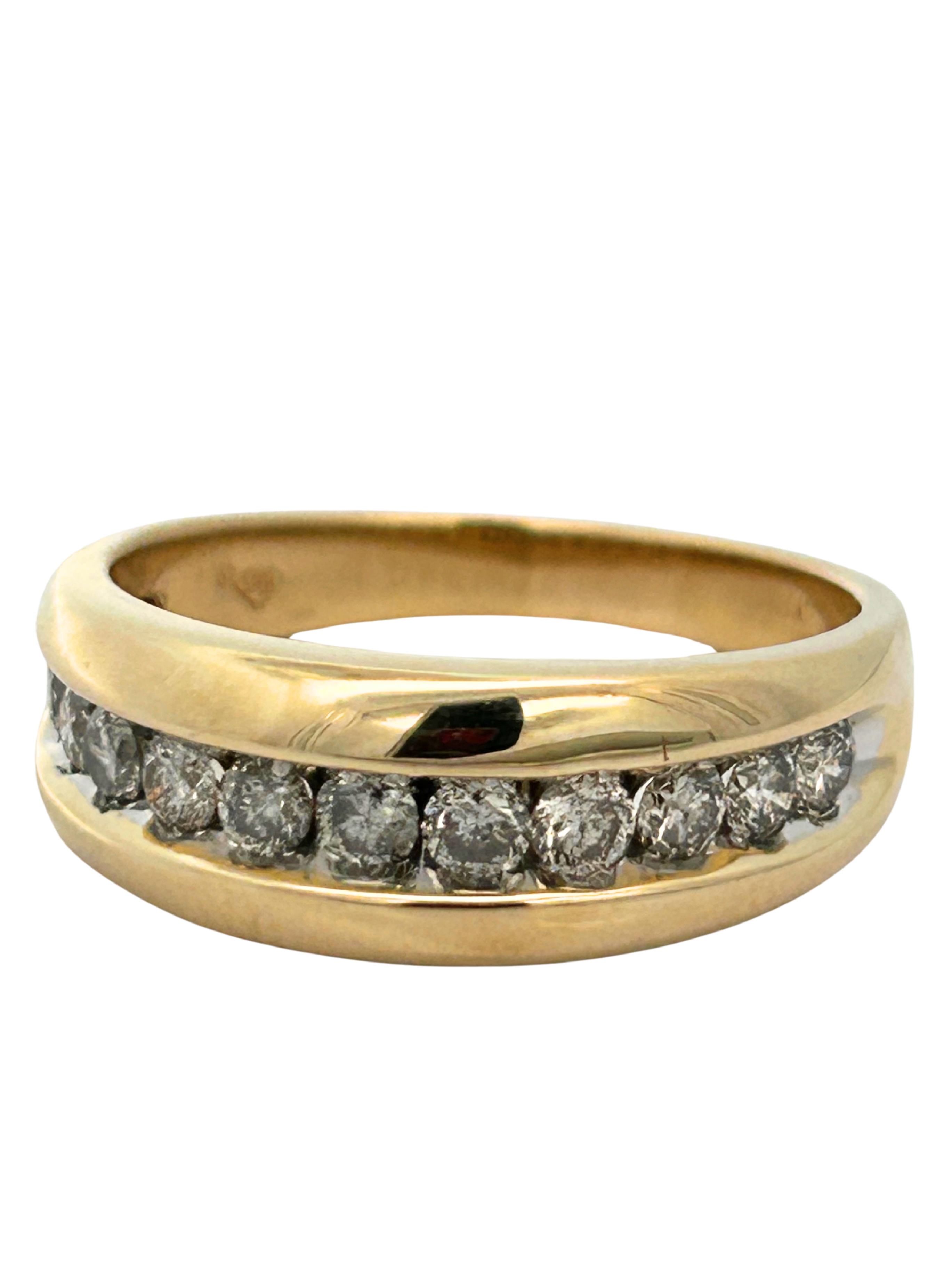 Mens Diamond Band Ring