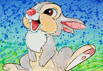 David Willardson Serigraph Signed Dated 2007. BAT525/33-MSS 
Description: Thay Thumpin Nice 