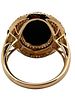 14K Onyx Mop & Diamond Ring. CJI1962/17-LAO 
This exquisite 14k yellow gold ring features a Image - 2