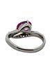 Platinum Pink Sapphire & Diamond Ring. CJI1962/6-MNLO 
This elegant platinum ring showcases a Image - 2