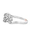 14K Curved Diamond Ring. AF6947/32-NYO 
This elegant ring features a beautiful curved or Image - 1