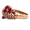 Ruby & Diamond Ring. AF6947/55-TOA 
Captivating and luxurious, this 14k yellow gold ring Image - 1
