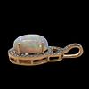 Ethiopian Opal Diamond Halo Pendant. QJ8421/131-EYO 
An extraordinary pendant showcasing a Image - 3