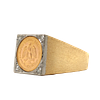 Iconic 2 Pesos Gold Coin Ring. S/15.3-MOSS 
This distinctive ring proudly showcases a genuine Image - 2